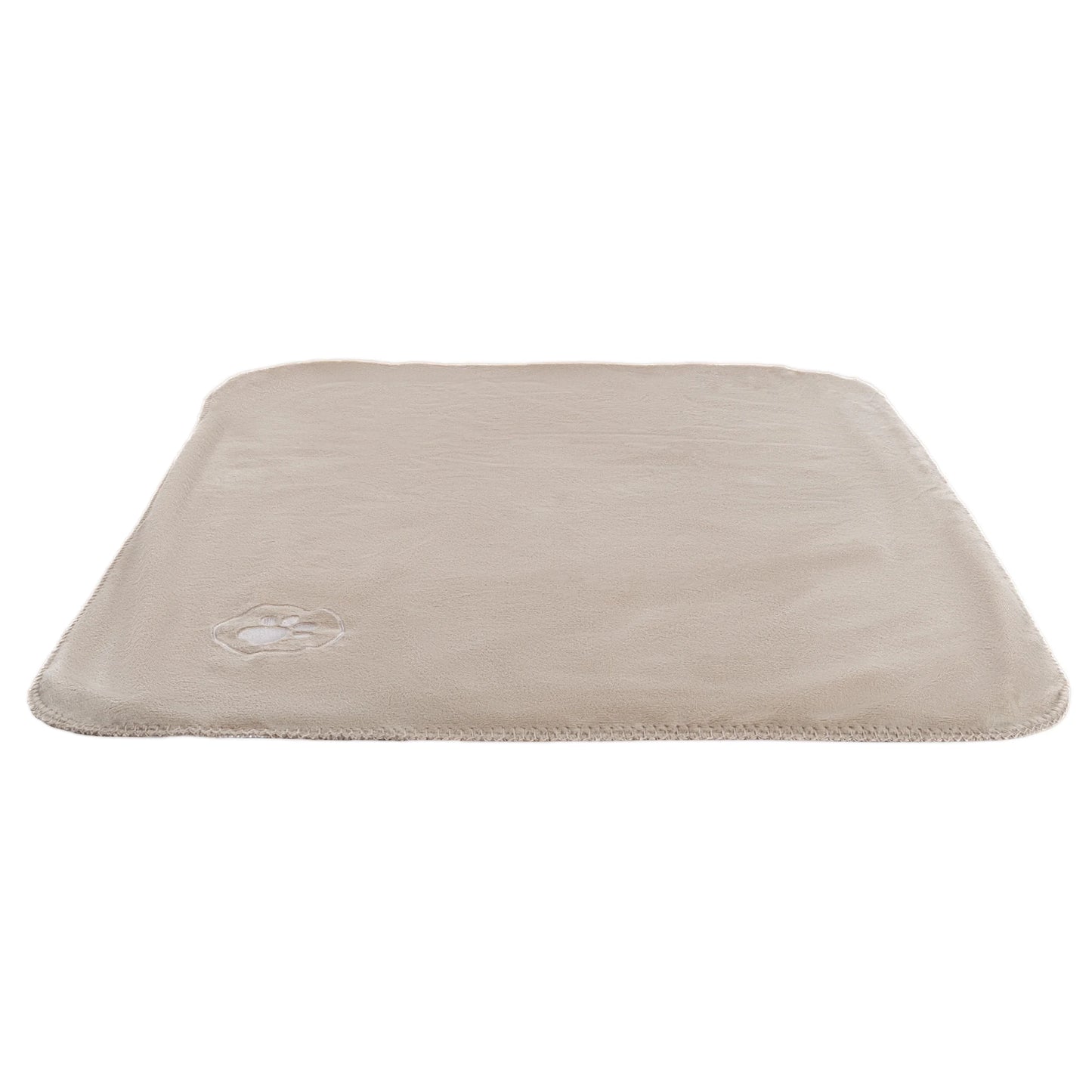 30X40-Inch Reversible Sherpa Fleece Waterproof Dog Blanket (Tan)