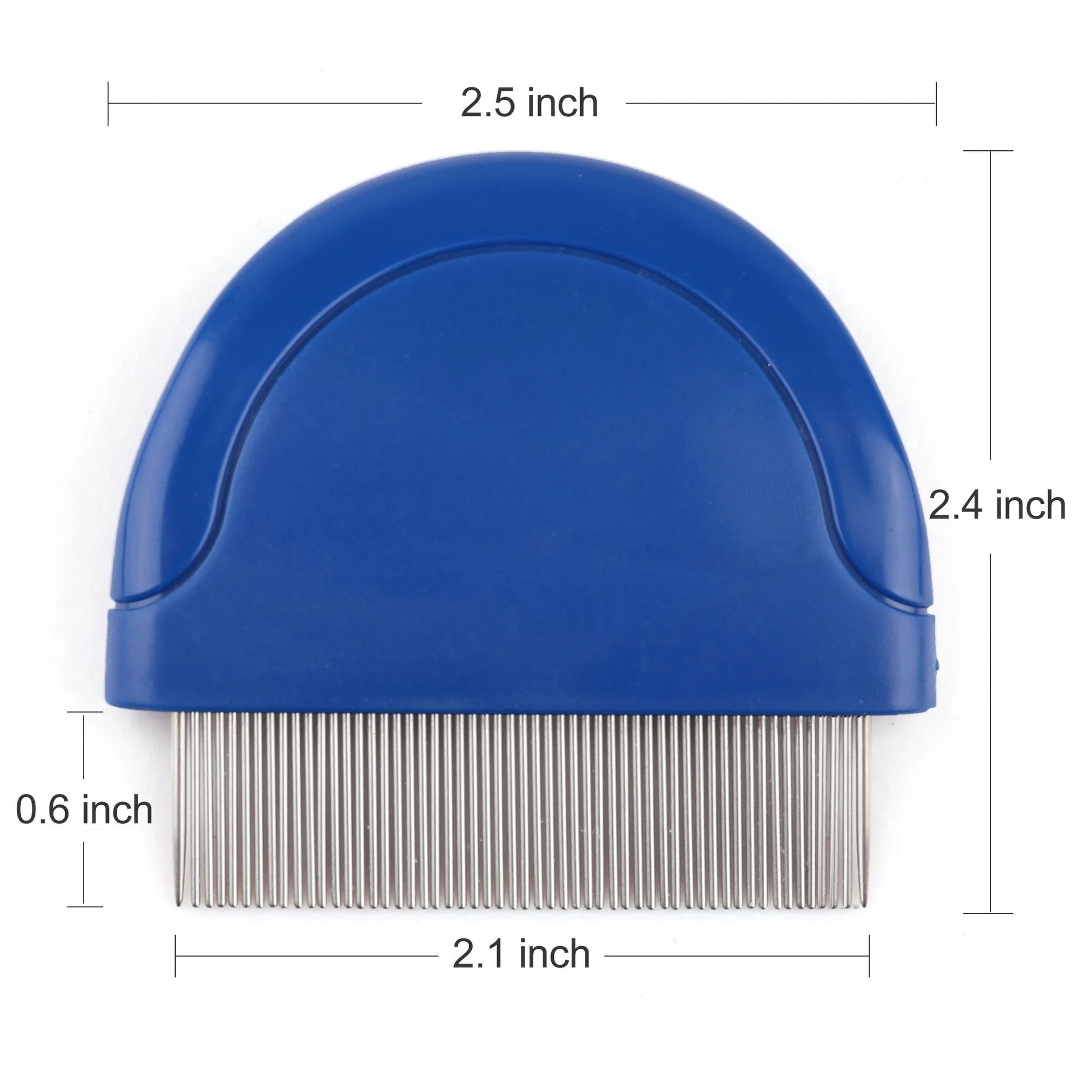 Prime Pets Flea Comb for Cat Dog, Stainless Steel Pet Hair Removal Comb