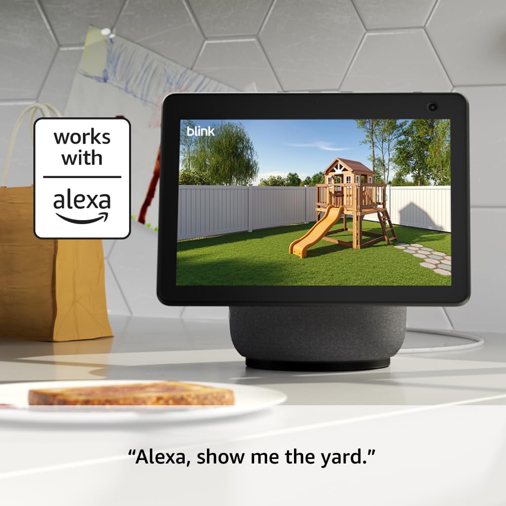 Outdoor 4 (Newest Model) – Wireless Smart Security Camera, Two-Year Battery Life, 1080P HD Day and Infrared Night Live View, Two-Way Talk. Sync Module Core Included – 3 Camera System