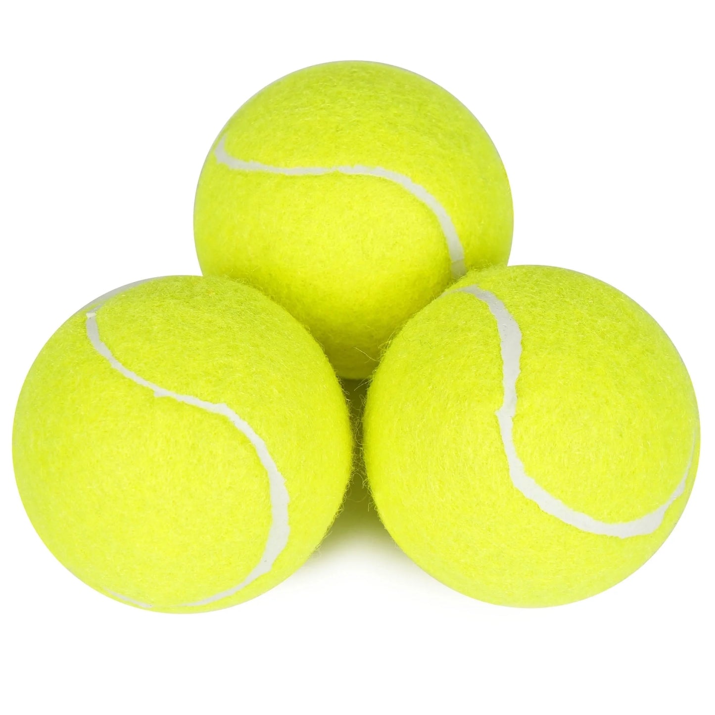 Tennis Balls for Dog, 3Pc High Elasticity Practice Tennis Ball for Pet Training, Fetching
